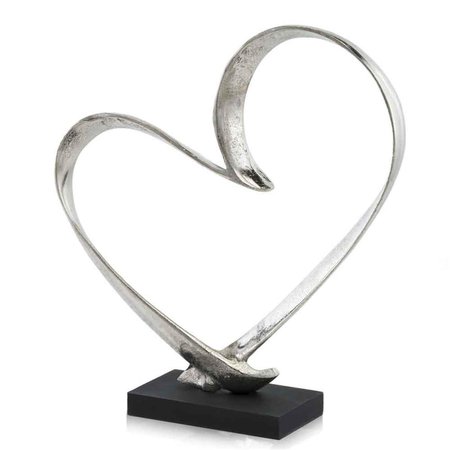 MODERN DAY ACCENTS Corazon Heart Sculpture on Base 3565-1